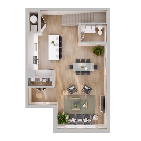 Floor plan for 3 beds, 2.5 baths, 2314 sqft
